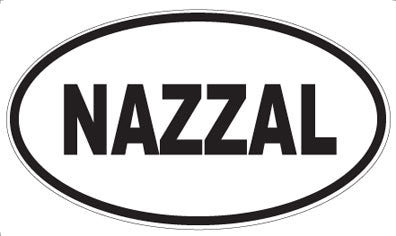 NAZZAL - Oval Sticker