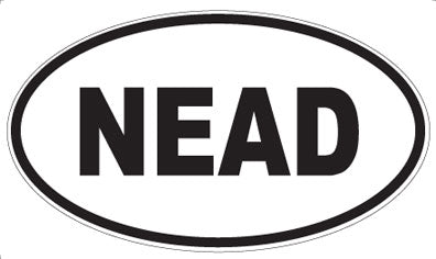 NEAD - Oval Sticker