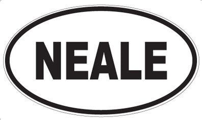 NEALE - Oval Sticker