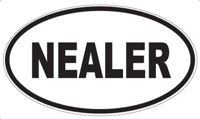 NEALER - Oval Sticker