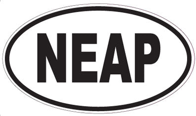 NEAP - Oval Sticker