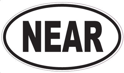 NEAR - Oval Sticker