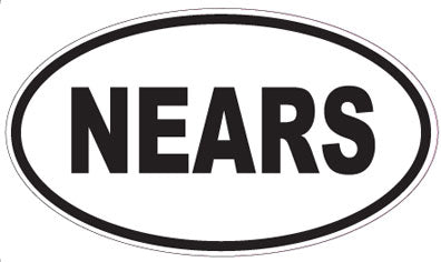 NEARS - Oval Sticker