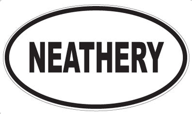 NEATHERY - Oval Magnet