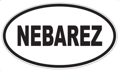 NEBAREZ - Oval Magnet