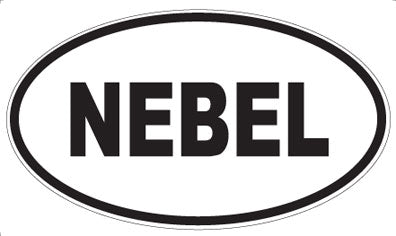 NEBEL - Oval Magnet