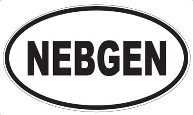 NEBGEN - Oval Magnet