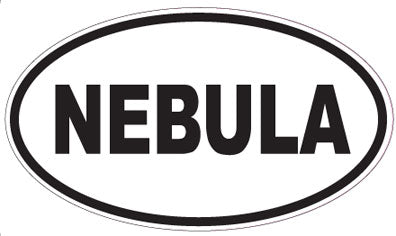 NEBULA - Oval Sticker