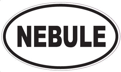 NEBULE - Oval Sticker