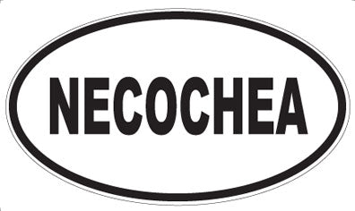 NECOCHEA - Oval Sticker