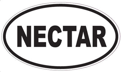 NECTAR - Oval Sticker