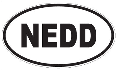 NEDD - Oval Magnet