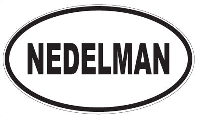 NEDELMAN - Oval Magnet