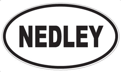 NEDLEY - Oval Magnet