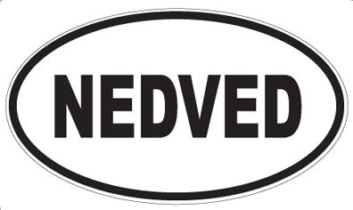 NEDVED - Oval Magnet