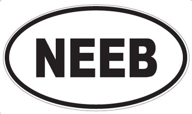 NEEB - Oval Sticker