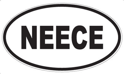 NEECE - Oval Magnet