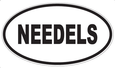 NEEDELS - Oval Magnet