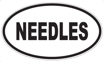 NEEDLES - Oval Sticker