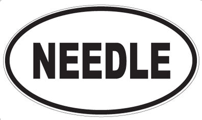 NEEDLE - Oval Magnet