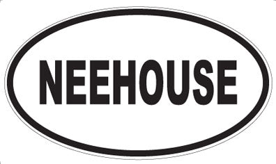 NEEHOUSE - Oval Sticker