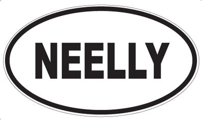 NEELLY - Oval Sticker