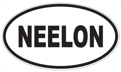 NEELON - Oval Sticker