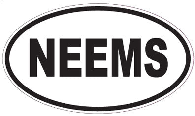 NEEMS - Oval Sticker