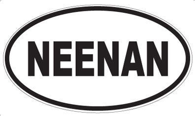 NEENAN - Oval Sticker