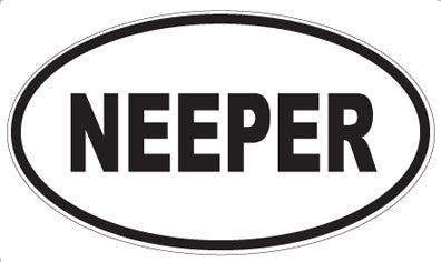 NEEPER - Oval Sticker