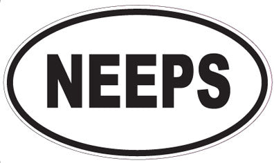 NEEPS - Oval Sticker