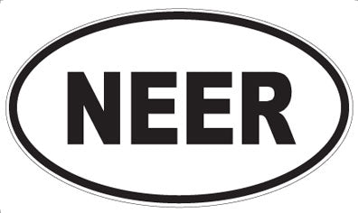 NEER - Oval Magnet