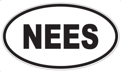NEES - Oval Sticker