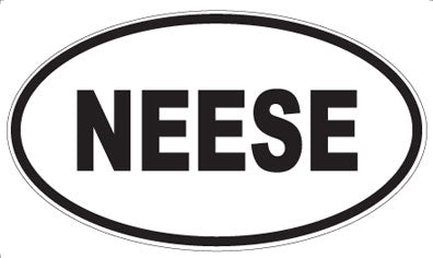 NEESE - Oval Magnet