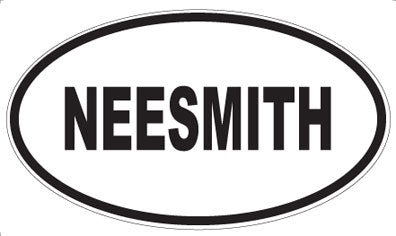 NEESMITH - Oval Magnet
