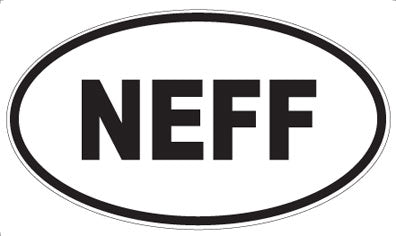 NEFF - Oval Sticker