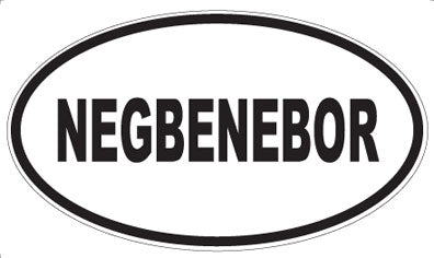 NEGBENEBOR - Oval Magnet