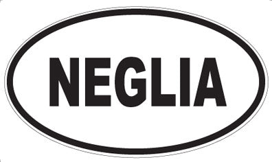 NEGLIA - Oval Magnet