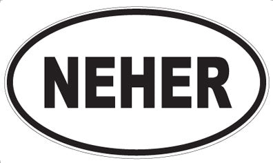 NEHER - Oval Sticker