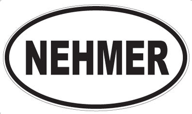 NEHMER - Oval Magnet