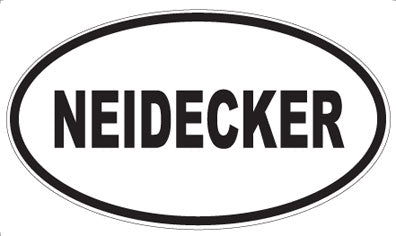 NEIDECKER - Oval Magnet