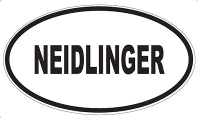 NEIDLINGER - Oval Magnet