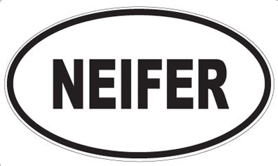NEIFER - Oval Magnet