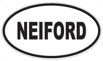 NEIFORD - Oval Sticker