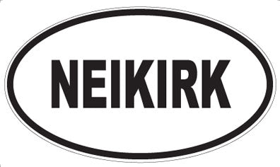 NEIKIRK - Oval Sticker