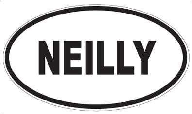 NEILLY - Oval Sticker