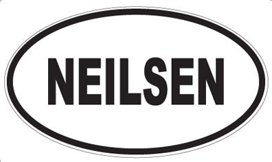 NEILSEN - Oval Magnet