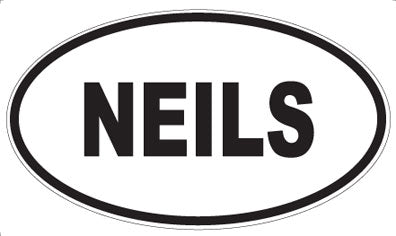 NEILS - Oval Magnet