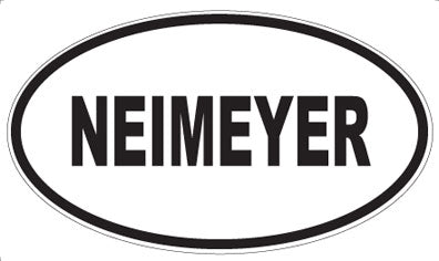 NEIMEYER - Oval Sticker