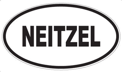 NEITZEL - Oval Sticker